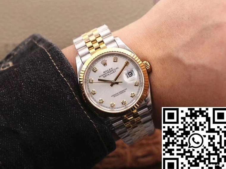 Datejust EW Dial 126233 White Factory Rolex 1024